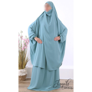 JIlbab 2 Pièces -  Bleu...