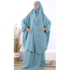 JIlbab 2 Pièces -  Bleu...