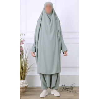 JIlbab 2 Pièces Sarouel -...