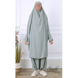 JIlbab 2 Pièces Sarouel -...