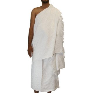 Tenue Omra et Haji Pélerinage Ihram - 100% Coton - Fabriqué à Médine Munawarah - Minwal