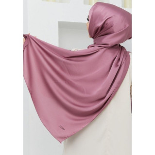 Hijab en Satiné - Framboise - Sedef