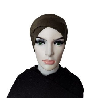 Bonnet Croisé - enfiler sous hijab - Sedef