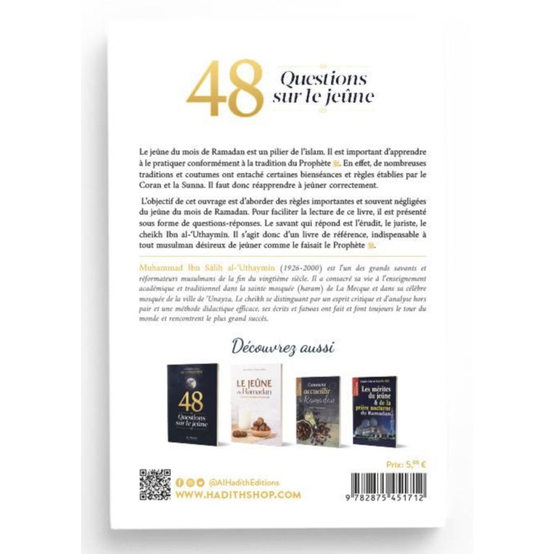 48 Questions Sur Le Jeûne - Edition Al hadîth 48 Questions Sur Le Jeûne - Edition Al hadîth