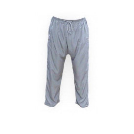 Pantalon Afaq - Sirwal Gris Clair- Coupe Droite - 