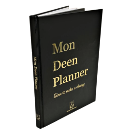 Mon Deen Planner - Il Est Temps De Changer - NOIR - Edition Hadieth Benelux