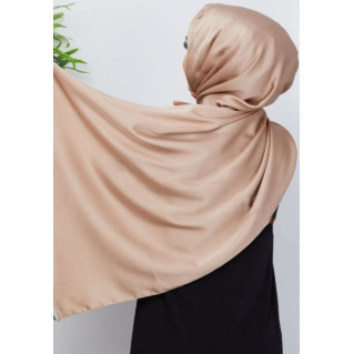 Hijab en Satiné - Champagne - Sedef