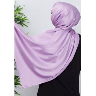 Hijab en Satiné - Violet Lila - Sedef