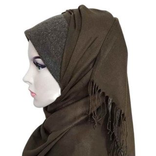 Hijab d'Hiver - Vert Kaki- Sedef
