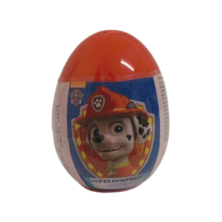 Oeuf Surprise Pat Patrouille - Figurine 2D - Rouge -Halal - 10 gr