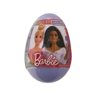 Oeuf Surprise Barbie - Figurine 2D - Violet -Halal - 10 gr