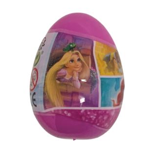 Oeuf Surprise Princesse Disney - Figurine 2D - Violet -Halal - 10 gr
