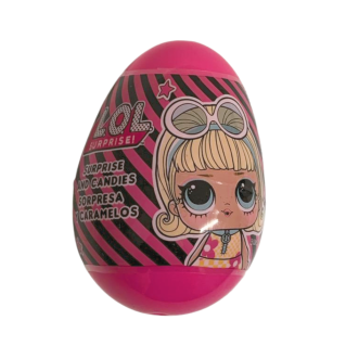 Oeuf Surprise Poupée LOL - Figurine 2D - Rose -Halal - 10 gr