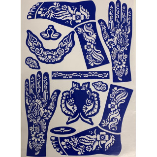 Motifs pour Tatouage au Henné (Mains + Corps)