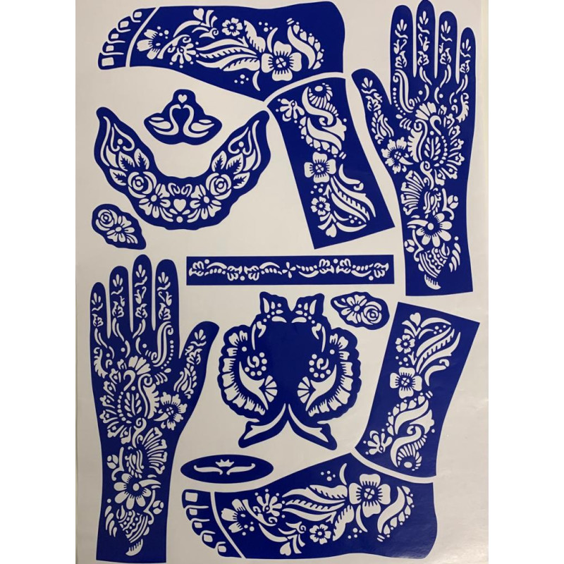Motifs pour Tatouage au Henné (Mains + Corps) Motifs pour Tatouage au Henné (Mains + Corps)