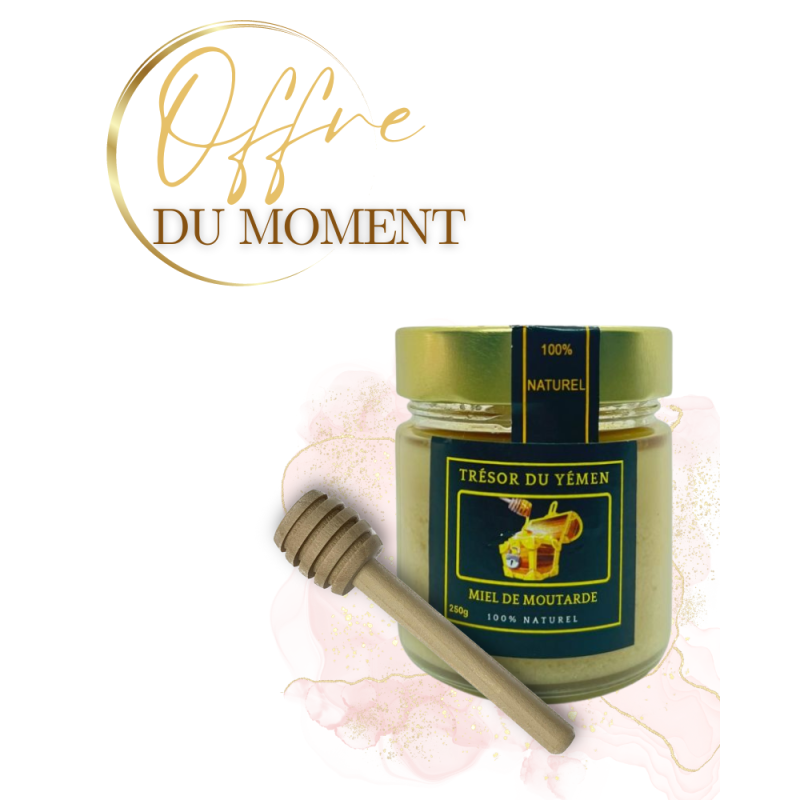 Miel de Moutarde - Trésor du Yémen - 250g Miel de Moutarde - Trésor du Yémen - 250g