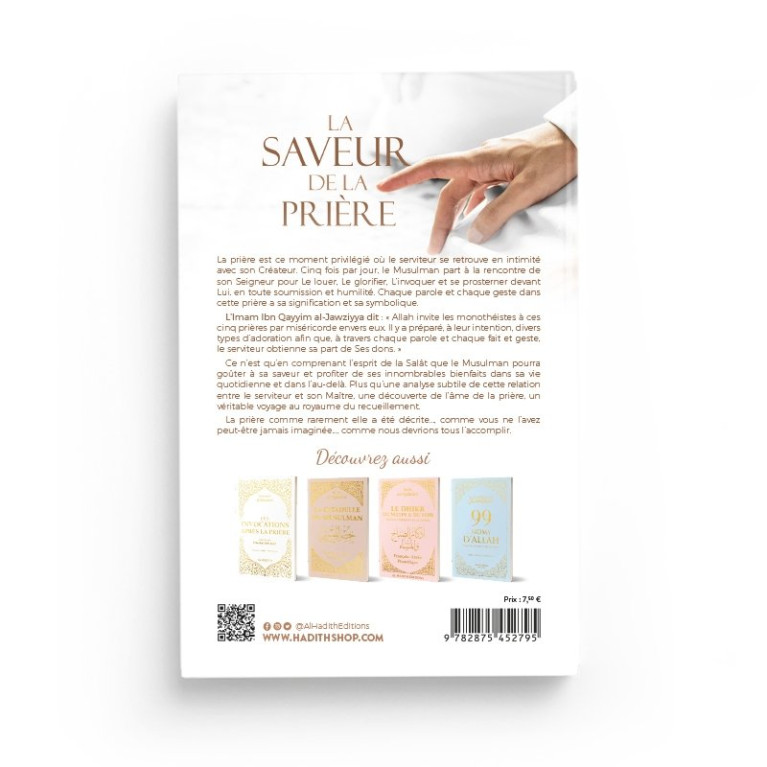 La Saveur de la Prière - Ibn Qayyim - Edition Al Hadith