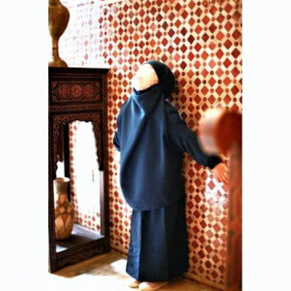 Jilbab Enfant - Bleu Canard - Safwa
