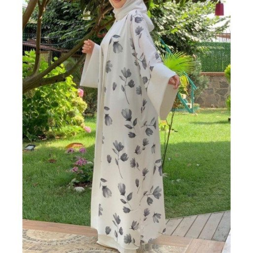 Ensemble - Blanc - Kimono Élégant - Janna 
