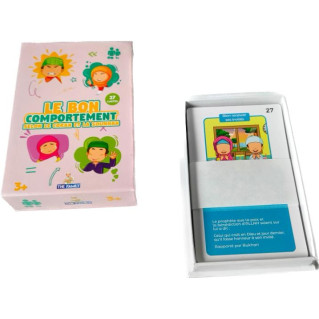 Carte Le Bon Comportement Selon Le coran et La Sounnah - Rose- 27 Cartes -The Family - A partir de 3 ans