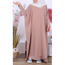 Abaya Papillon Fille Microfibre Enfant - Taupe - Jamila