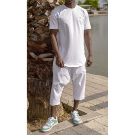 Sarouel et T-shirt Blanc, ensemble Qaba'il : Nautik S23