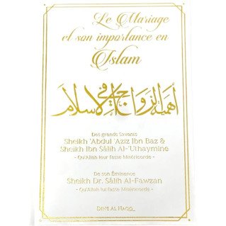 Le Mariage Et Son Importance En Islam -Cheikh Dr. Salih Al-Fawzan - Edition Dine Al Haqq