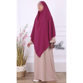  Khimar - Fushia - Microfibre Léger - Jamila