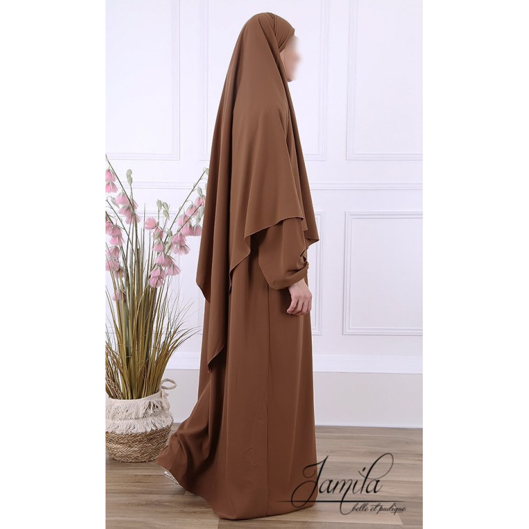  Khimar - Praline - Microfibre Léger - Jamila