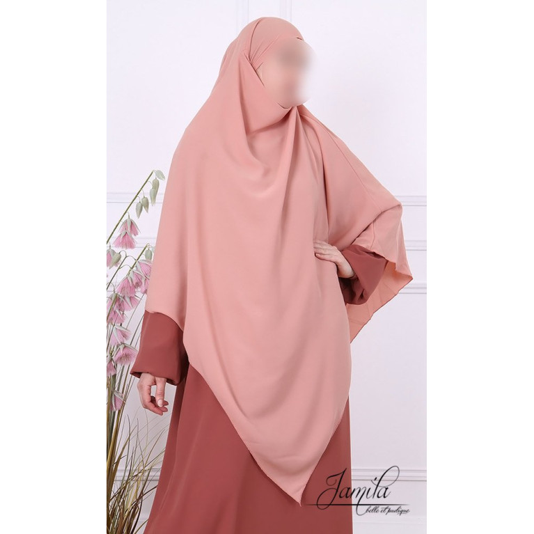  Khimar - Terracotta - Microfibre Léger - Jamila