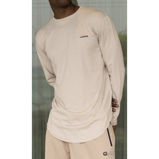 T-shirt Beige Manches longues Léger Qaba'il S23