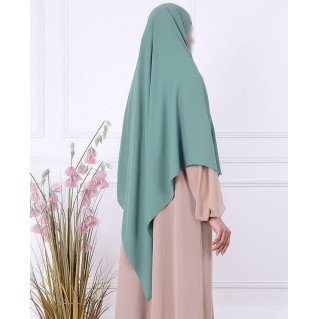  Khimar - Bleu Vert - Microfibre Royal - Jamila - 2569K1R