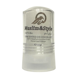 Pierre d'Alun 100% Bio - Déodorant Naturel - 60 gr - Muslim & Style