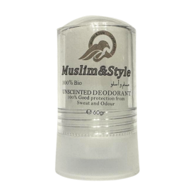 Pierre d'Alun 100% Bio - Déodorant Naturel - 60 gr - Muslim & Style