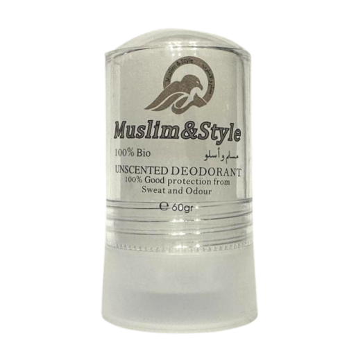 Pierre d'Alun 100% Bio - Déodorant Naturel - 60 gr - Muslim & Style