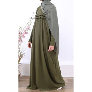 Abaya Papillon - Vert kaki - Rotana - Jamila - 2661APRT