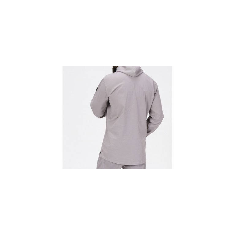 Sweat Capuche en Coton Stretch - Gris Clair - Qaba'il : Haut Kameron