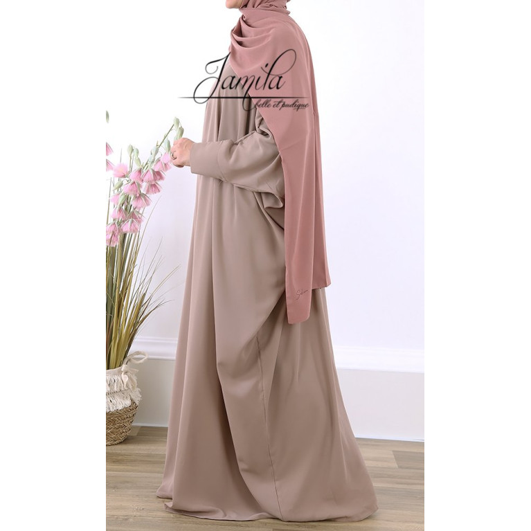 Abaya Papillon - Taupe - Royal - Jamila - 2567APRY