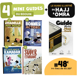 Pack 4 BD Mini Guides + Offert Guide du Hajj et Omra - Edition Bdouin