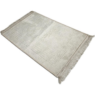 Tapis de Prière Molletonné Noir - Soundouss - 80 x120 cm