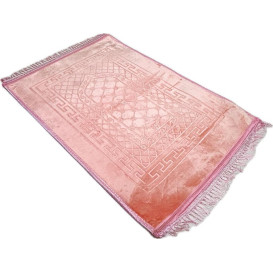 Tapis de Prière Molletonné Noir - Soundouss - 80 x120 cm