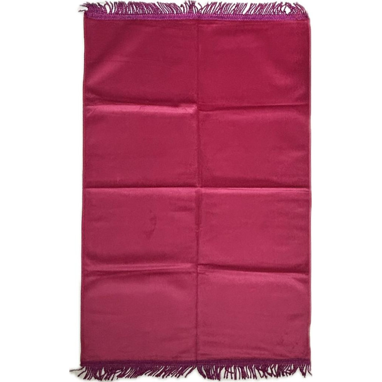 Tapis de Prière - Velours personnalisable Fuschia - Adulte - 69 x107 cm