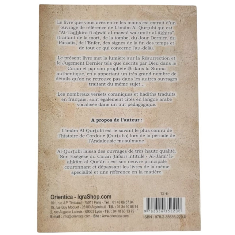 Le Grand Livre de la Résurrection et du Jugement Dernier - Edition Orientica