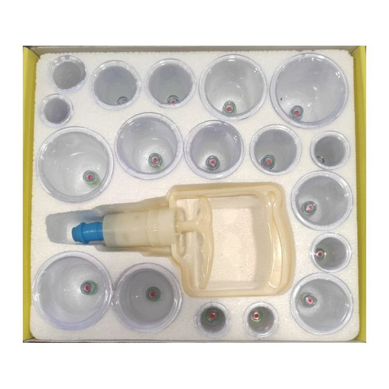  Kit Hijama 18 Pièces - Ventouse Plastique