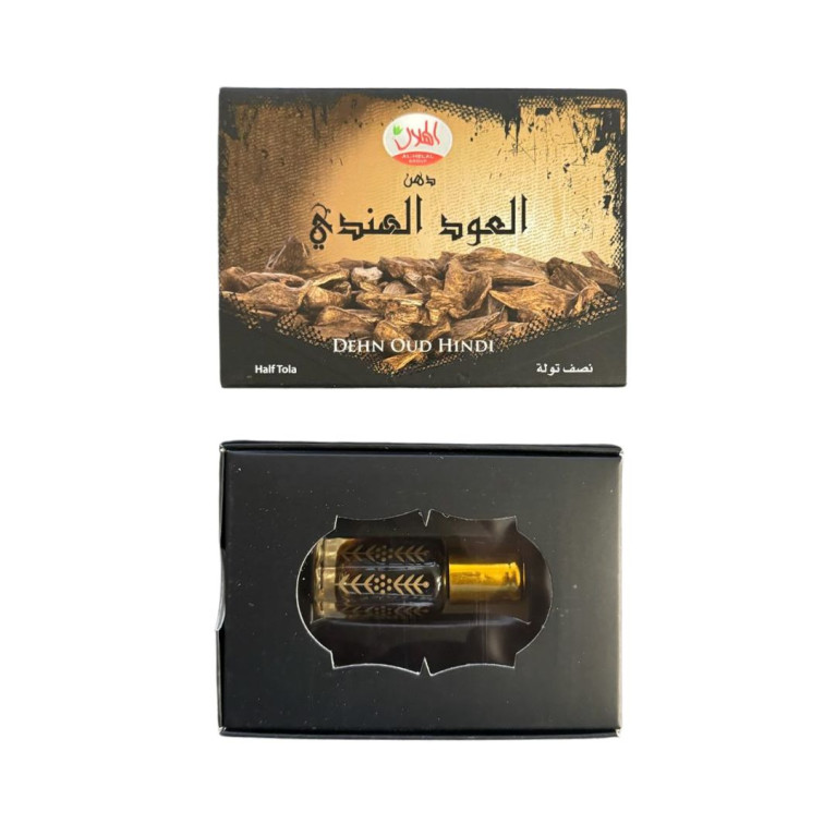 Dehn Oud Hindi - Musc Sans Alcool - Concentré de Parfum 6ml - Al Helal