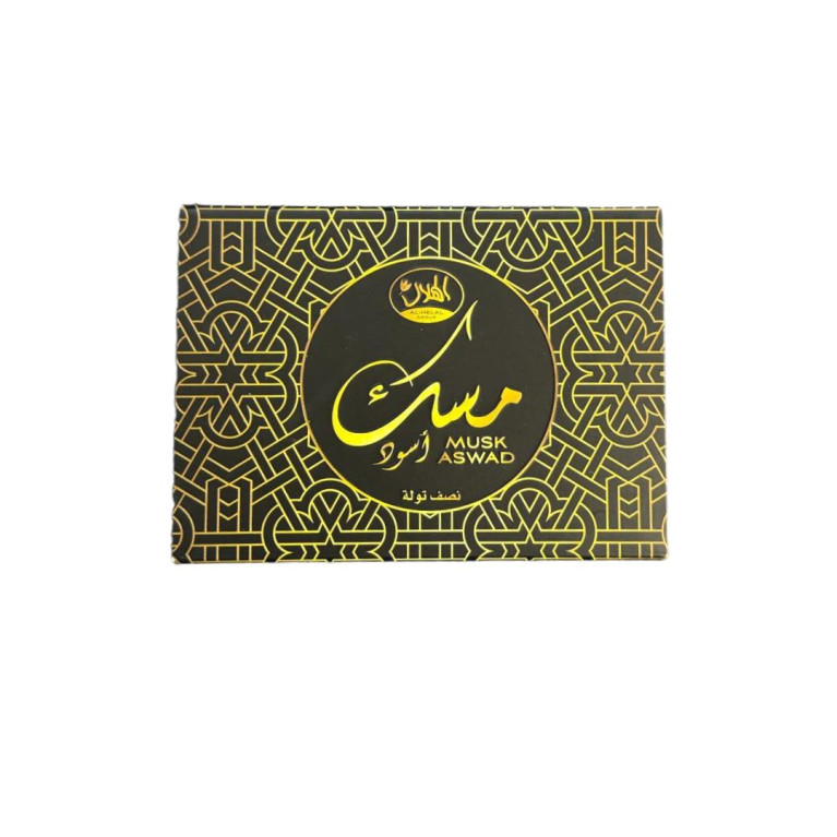 Musk Aswad (Musk Noir) - Musc Sans Alcool - Concentré de Parfum 6ml - Al Helal