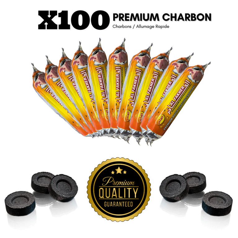 1 Boîte de 100 Charbons Brûleurs - Premium Dubaï U.A.E - Al Fakher