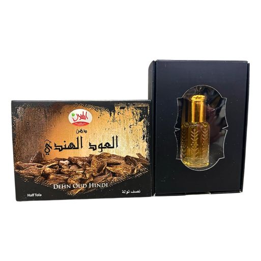 Dehn Oud Hindi - Musc Sans Alcool - Concentré de Parfum 6ml - Al Helal