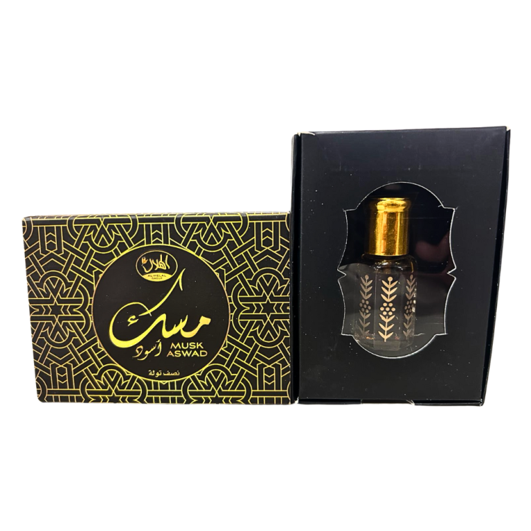 Musk Aswad (Musk Noir) - Musc Sans Alcool - Concentré de Parfum 6ml - Al Helal