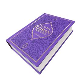 Le Saint Coran Violet - Arabe Français Phonétique Grand Format 18 x 25 cm - Maison d'Ennour